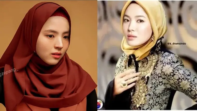 6 Editan Foto Jika Aktris Drama Korea Berhijab, Netizen: Memesona