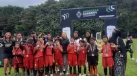 Momen Persija Soccer School Sawangan menjadi juara ajang BAI Cup 2024. (Hendry Wibowo/Bola.com)