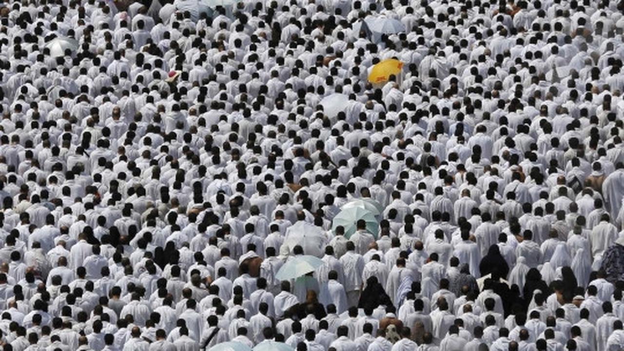 Pemandangan menakjubkan jutaan jemaah haji wukuf di Arafah