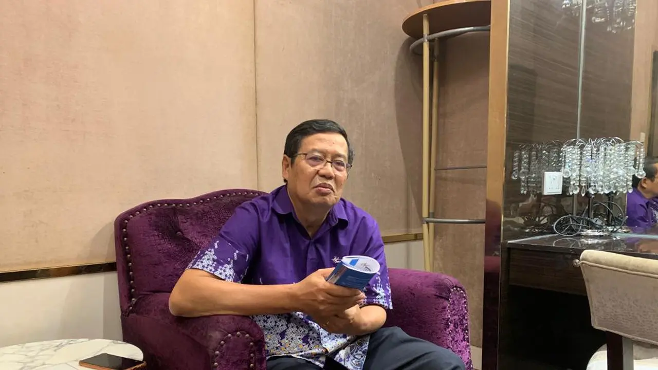 Rektor Binus University Profesor. Harijanto Prabowo dalam acara School Executive Excursion (SEE), di Hong Kong, Senin (17/7/2023). (Liputan6/Benedikta Miranti)