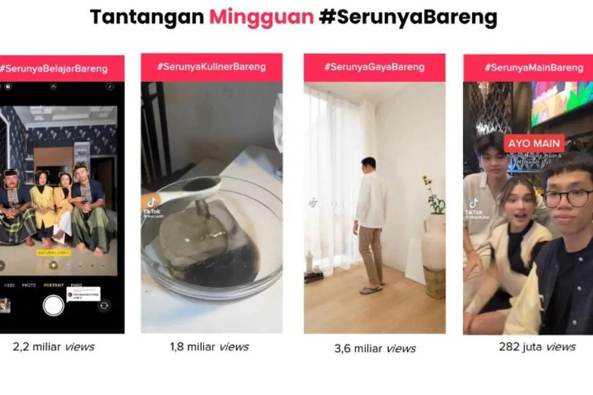 Ilustrasi inspirasi Ramadhan dan Lebaran di TikTok
