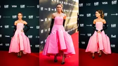 Kolase foto aktris Kate Beckinsale menghadiri pemutaran perdana 'Prisoner's Daughter' pada Toronto International Film Festival (TIFF) di Roy Thomson Hall, Toronto, Kanada, 14 September 2022. Penampilan aktris berusia 49 tahun itu berhasil mencuri perhatian. (Photo by Arthur Mola/Invision/AP)