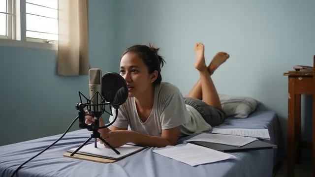 Jasa voice over sambil rebahan