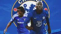 Chelsea - Romelu Lukaku Jersey Lama dan Baru (Bola.com/Adreanus Titus)
