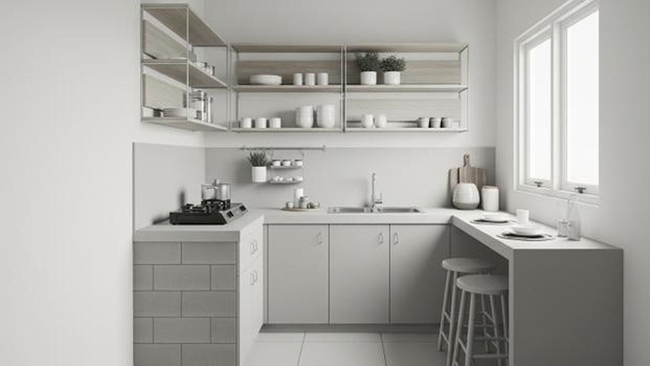 8 Desain Kitchen Set Kecil Murah Budget 10 Juta, Meski Mungil Tapi Estetik