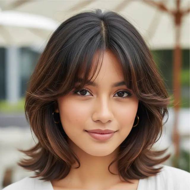 Model Rambut Wanita Pendek (Image by Gemini AI)