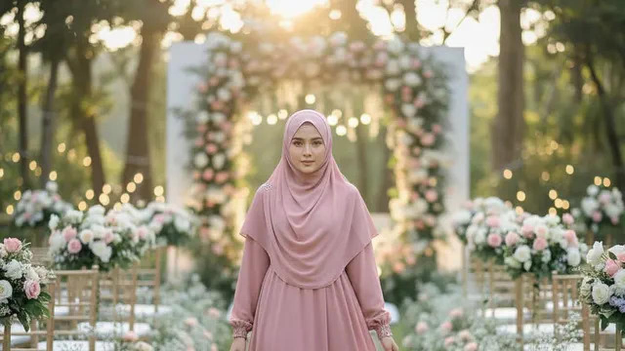 9 Gamis Set Hijab Syar'i Terbaru 2025, Outfit Simple Elegan untuk Harian