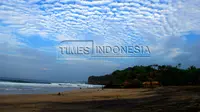 Pantai Nganteb di Pesisir Selatan Kabupaten Malang. (Tria Adha/Times Indonesia)