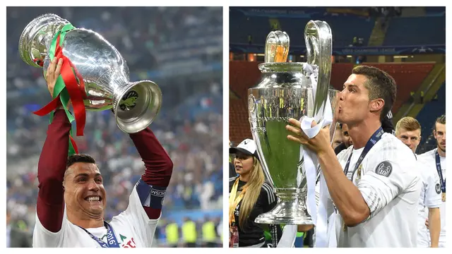 Foto Piala Eropa: 4 Pemain yang Juara Euro dan Liga Champions di Tahun yang Sama