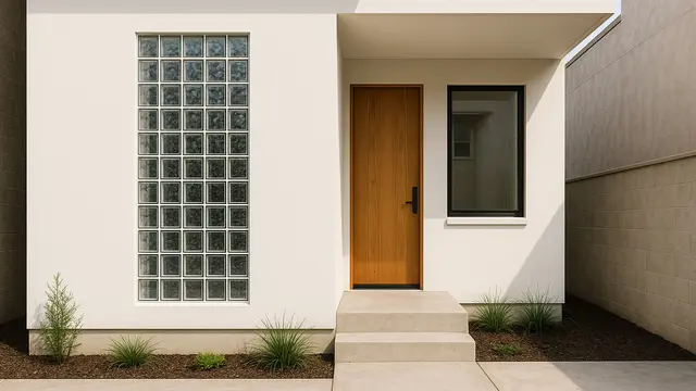 7 Model Rumah dengan Glass Block yang Lagi Tren, Estetik dan Hemat Cahaya