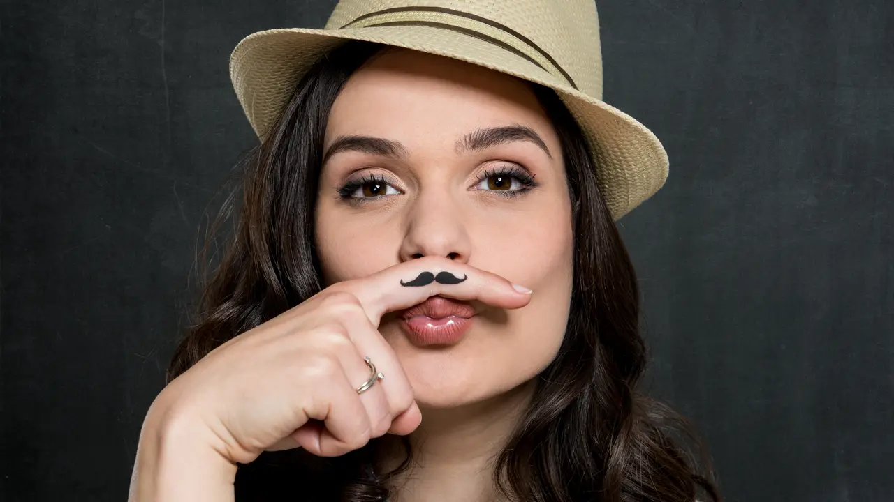Kumis tipis perempuan