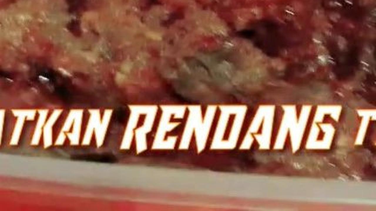 Rendam Rendang dengan Air