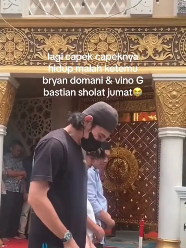 Potret Vino G Bastian, Bryan Domani, dan Indra Jegel (TikTok/@telurucul)