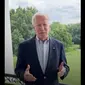 Joe Biden mengunggah sebuah video tentang kondisi terkini usai positif COVID-19. (Twitter POTUS)