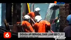 Sebuah gudang di SDN Kutisari II di Jalan Taman Kutisari, Surabaya terbakar. Kebakaran ini menghanguskan sejumlah tumpukan kursi, dan meja di dalam gudang. Seorang guru jatuh pingsan.
