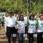 Sebanyak 18.000 bibit pohon bakau ditanam secara serentak di Sembilan lokasi kawasan hutan bakau.