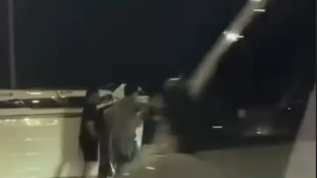 Fortuner Ugal-ugalan di Tol Andara Depok