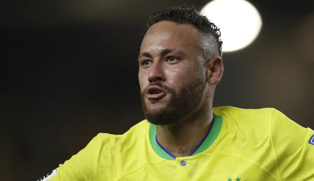 Neymar jadi top skor sepanjang masa timnas Brasil yang sebelumnya dipegang oleh legenda, Pele! (AP Photo/Bruna Prado)