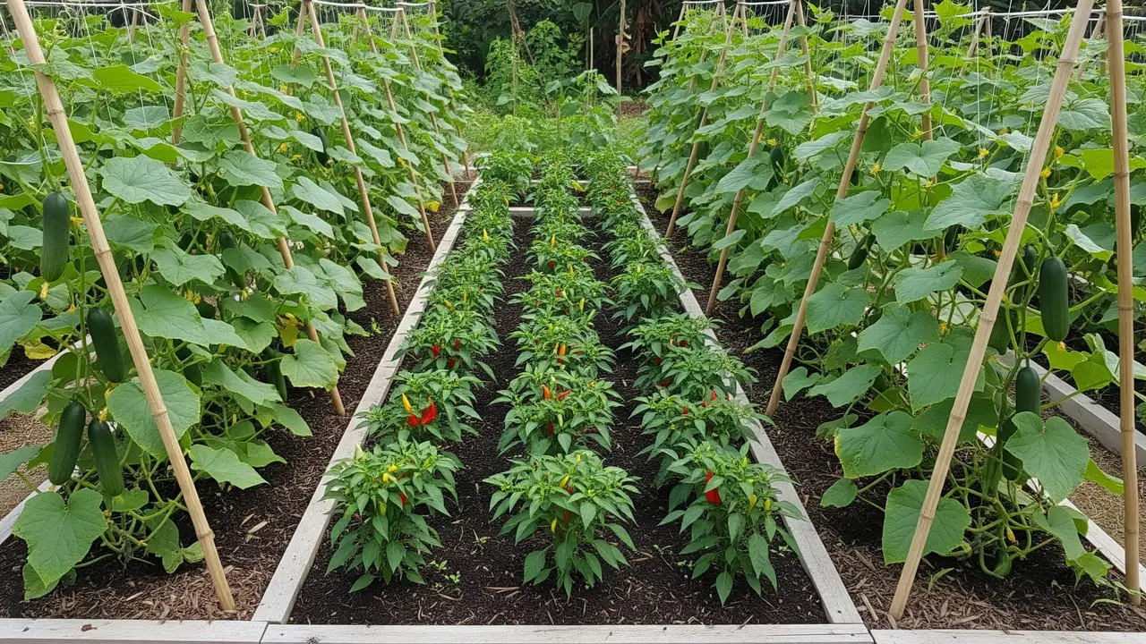 Ide Kebun Timun di Lahan 2x2 Tapi Panen Banyak