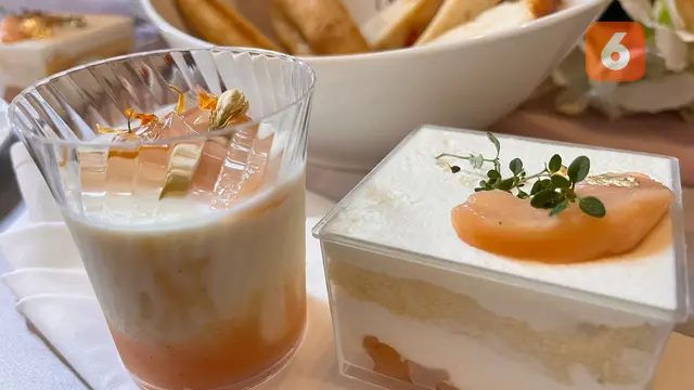 Buah persik asal Korea Selatan bisa dibuat berbagai jenis dessert