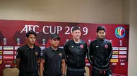 Konferensi Pers PSM Vs Kaya-Iloilo pada Grup H Piala AFC 2019. (Bola.com/Muhammad Adiyaksa).