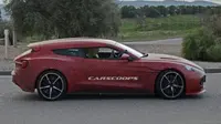 Aston Martin Vanquish Zagato shooting brake tertangkap kamera tengah melakukan uji jalan. (Carscoops)
