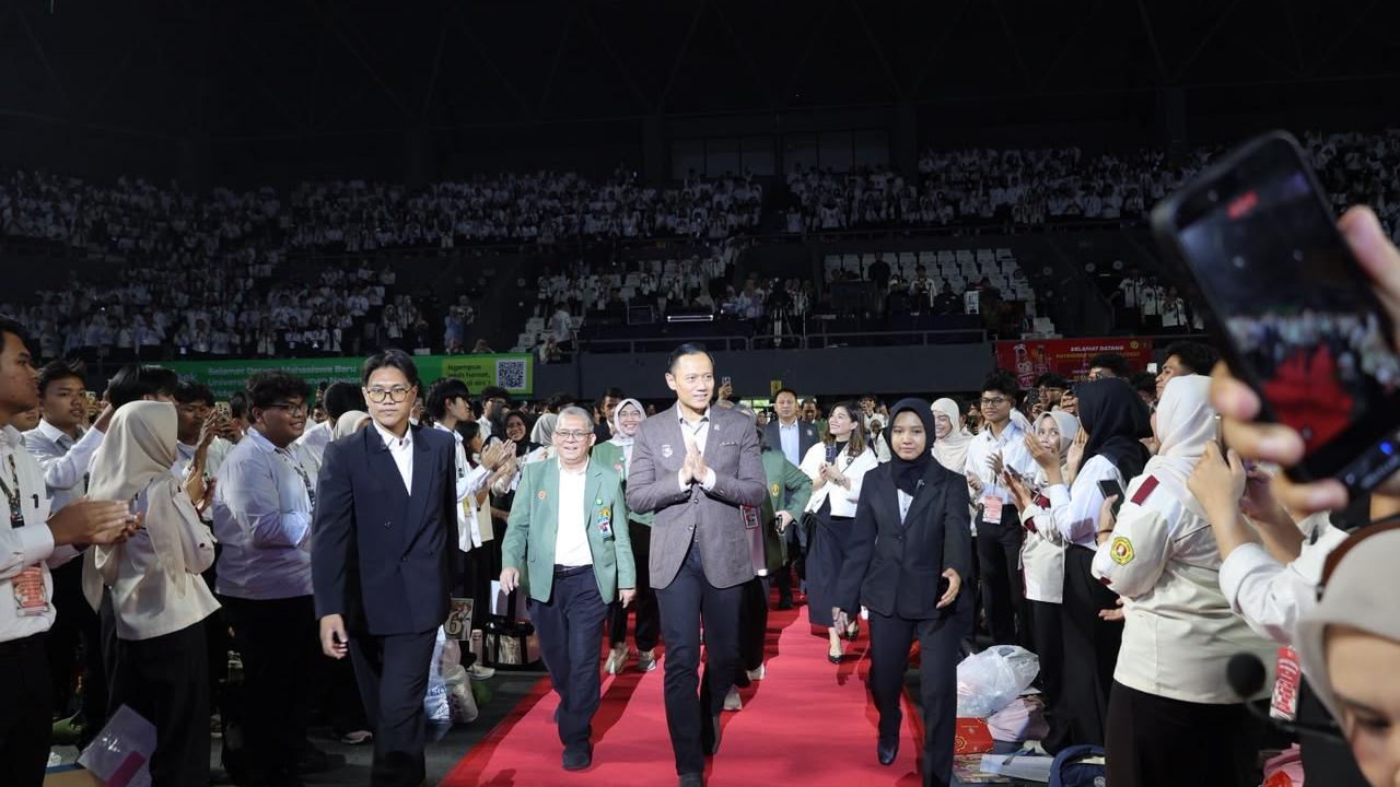 Menko AHY ke Mahasiswa UPN Jakarta: SDM Berkualitas Kunci Indonesia Emas 2045