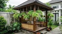 13 Tanaman yang Cocok Digantung di Gazebo, Hadirkan Suasana Teduh Alami