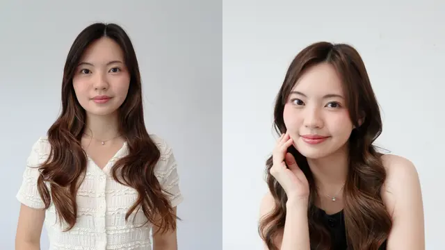 Tampil Beda Saat Lebaran, Rambut Pelukis Cantik Erika Richardo Dilukis dengan Warna Mocha Mouse