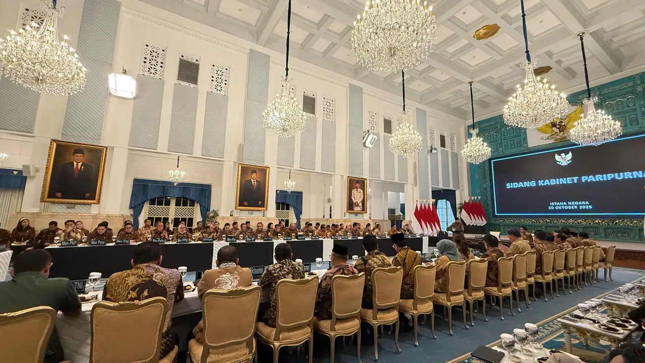 Presiden Prabowo pimpin sidang kabinet paripurna satu tahun pemerintahan