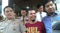 Sekjen Jakmania Febriyanto ditangguhkan penahanannya (Liputan6.com/Audrey Santoso)