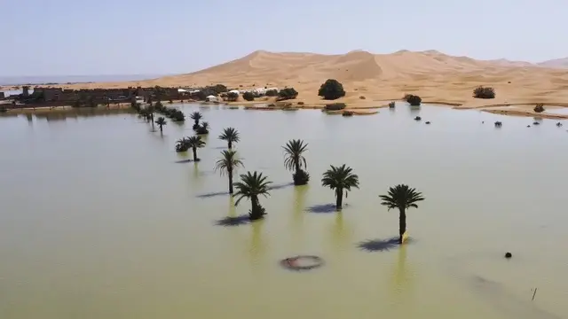 Banjir di Gurun Sahara