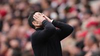 Misi Arsenal mengukuhkan posisi di puncak klasemen Liga Inggris 2025/2026 terjegal Bournemouth pada Sabtu (11/04/2026) waktu setempat. (AP Photo/Dave Shopland)