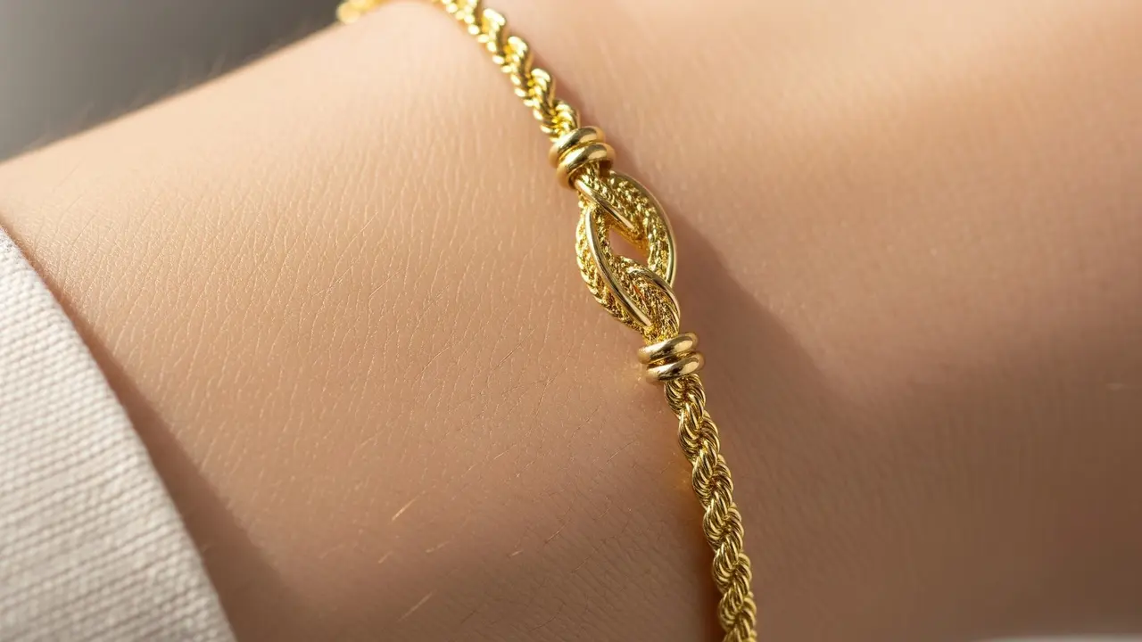 Gelang Emas 3 Gram Tipis Cantik Sehari-hari