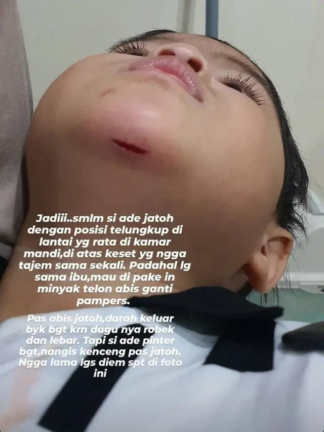 Revalina S Temat membawa anaknya ke rumah sakit