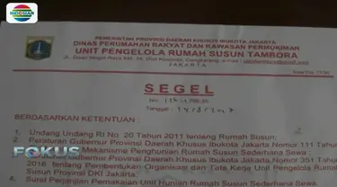  Warga menunggak biaya sewa rusun antara 2 bulan hingga satu tahun.