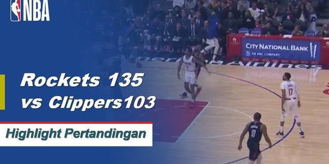 Cuplikan Pertandingan NBA : Rockets 135 vs Clippers 103
