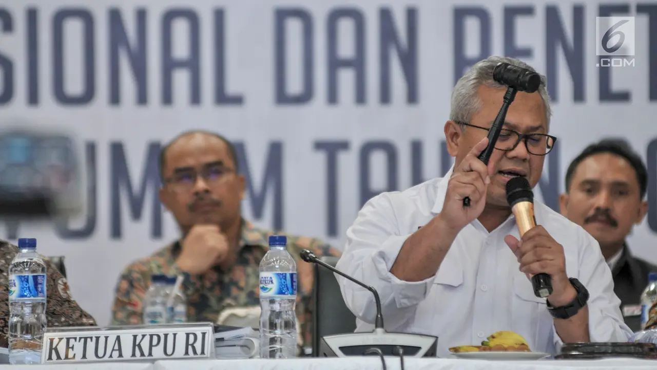 KPU Ketok Palu Tetapkan Hasil Perolehan Suara Pemilu 2019