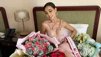 Potret Olivia Tan Setelah Momen Kemenangannya di Malam Final Miss Charm 2023. (Instagram @iam_oliviatan)