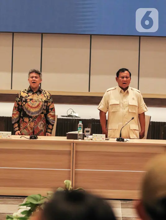 <p>Prabowo menekankan pemimpin perlu menjadi teladan dalam menciptakan kerukunan, terutama saat tahun politik. (Liputan6.com/Angga Yuniar)</p>