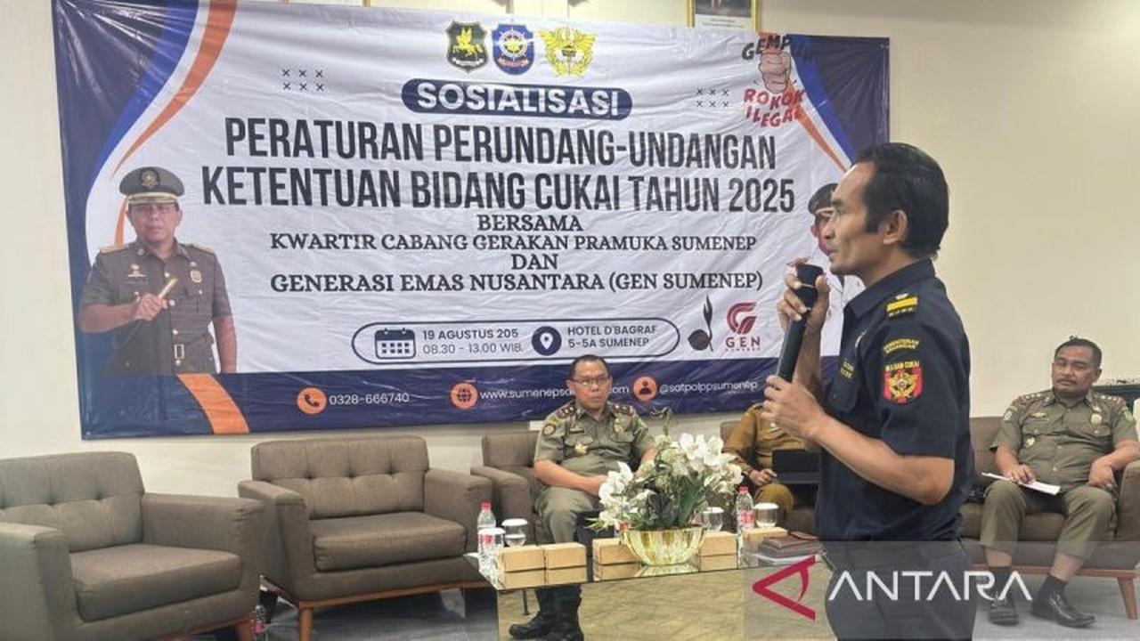 Fakta Unik: Ratusan Perusahaan Rokok di Pamekasan Kini Legal, Bea Cukai Madura Sukses Tekan Rokok Ilegal