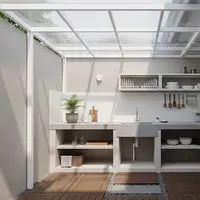 Kanopi Transparan (Polycarbonate atau Kaca). Foto: Gemini