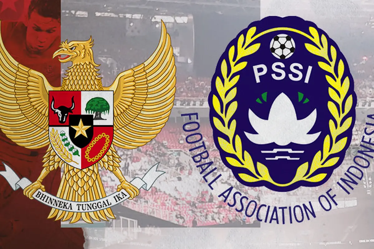 Logo PSSI dan Timnas Indonesia