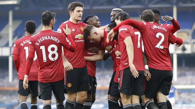 Edinson Cavani Cetak Gol Perdana, Manchester United Hajar Everton 3-1