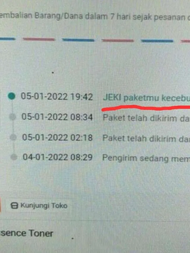 8 Status Pengiriman Paket Ini Kocak, Ada yang Kecebur Got