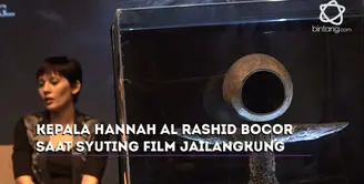 Hannah Al Rashid tetap syuting meski kepalanya bocor.