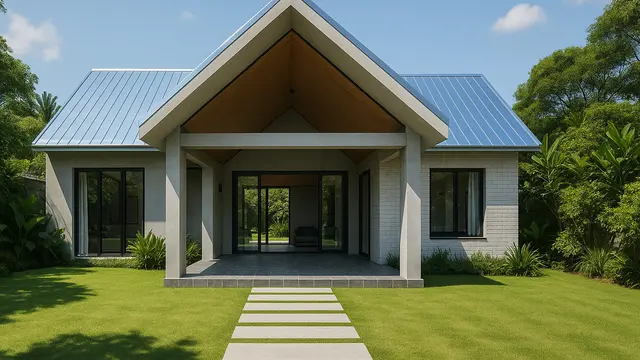 Model Rumah Agar Tidak Panas/Ilustrasi gambar oleh AI