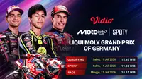 MotoGP Liqui Moly Grand Prix of Germany: Penuh Strategi di Sachsenring Saksikan Hanya di Vidio