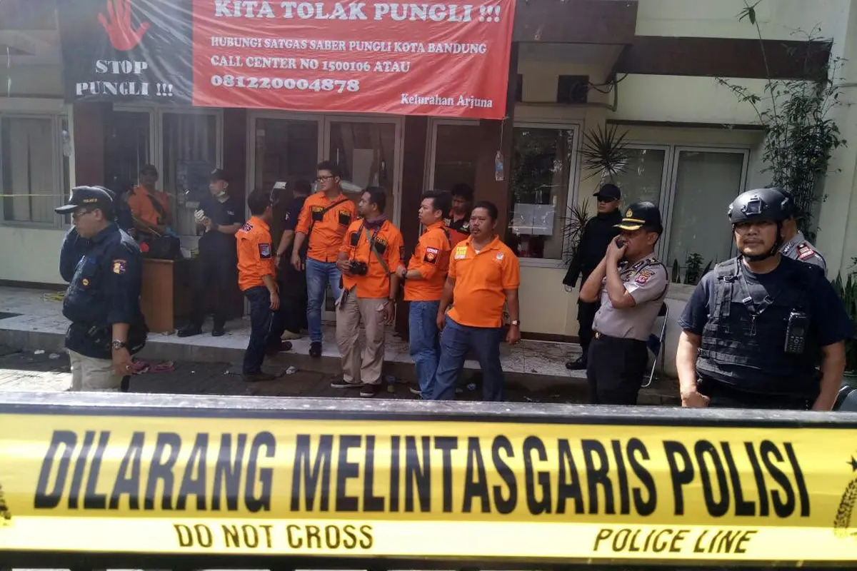 Olah TKP Bom Bandung