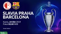 Liga Champions - Slavia Praha Vs Barcelona (Bola.com/Adreanus Titus)